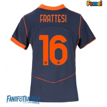 Inter Milan Davide Frattesi #16 Tricou Fotbal Replică 2025-26 Femei Treilea